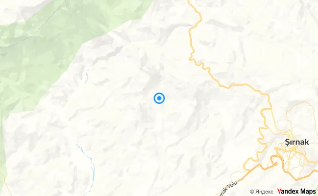 Merkez Şırnak konum haritası