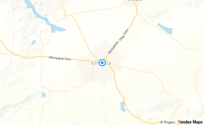 Altınyayla Sivas konum haritası