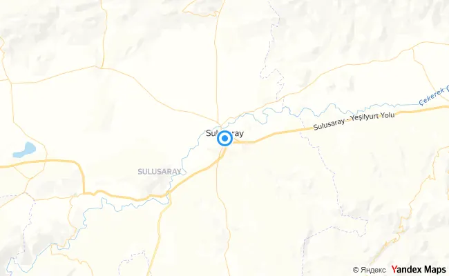 Sulusaray Tokat konum haritası