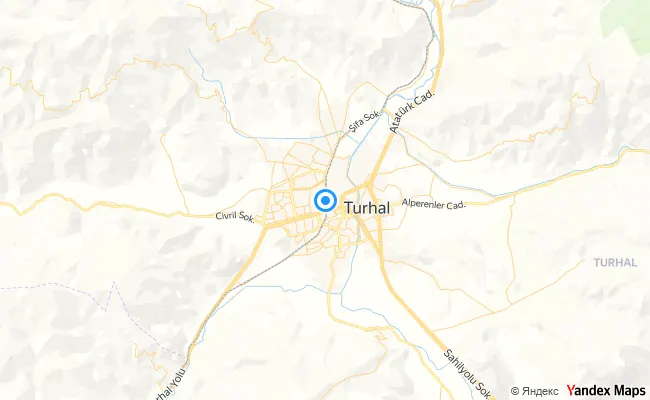 Turhal Tokat konum haritası