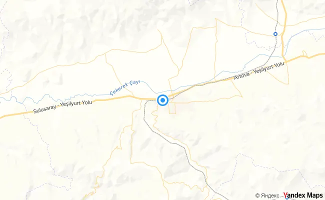Yeşilyurt Tokat konum haritası