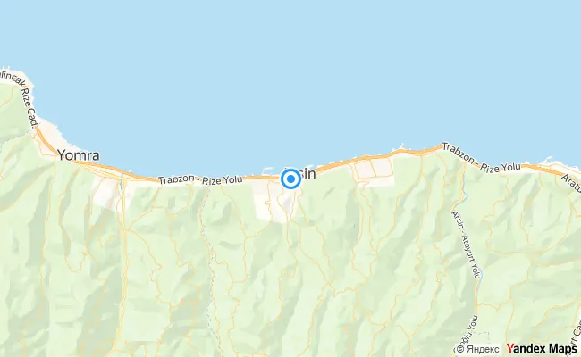 Arsin Trabzon konum haritası