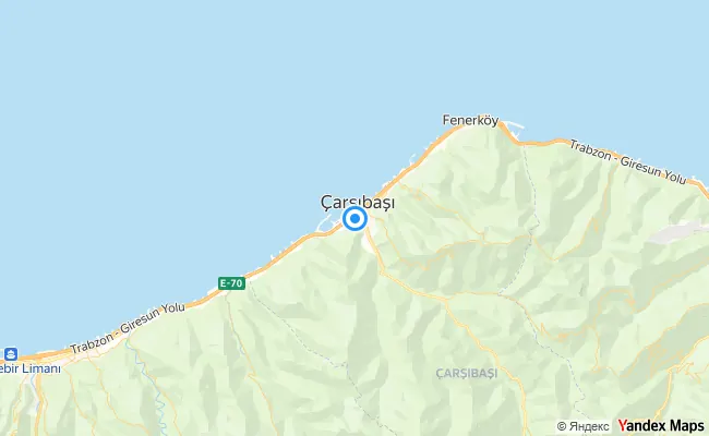 Çarşıbaşı Trabzon konum haritası