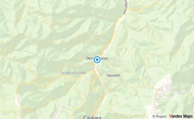 Dernekpazarı Trabzon konum haritası
