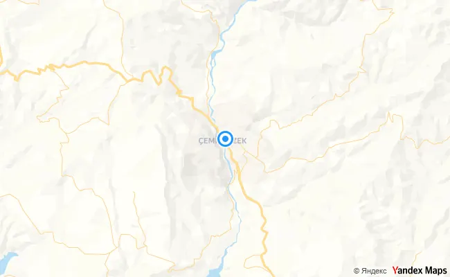 Çemişgezek Tunceli konum haritası