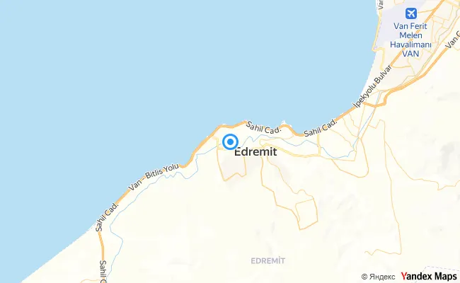Edremit Van konum haritası