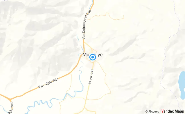 Muradiye Van konum haritası