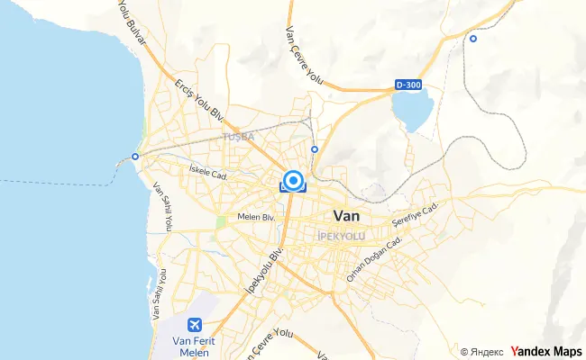 Tuşba Van konum haritası