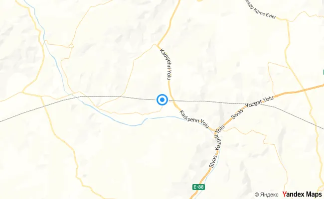 Akdağmadeni Yozgat konum haritası