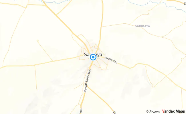 Sarıkaya Yozgat konum haritası