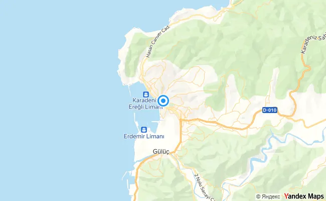 Ereğli Zonguldak konum haritası