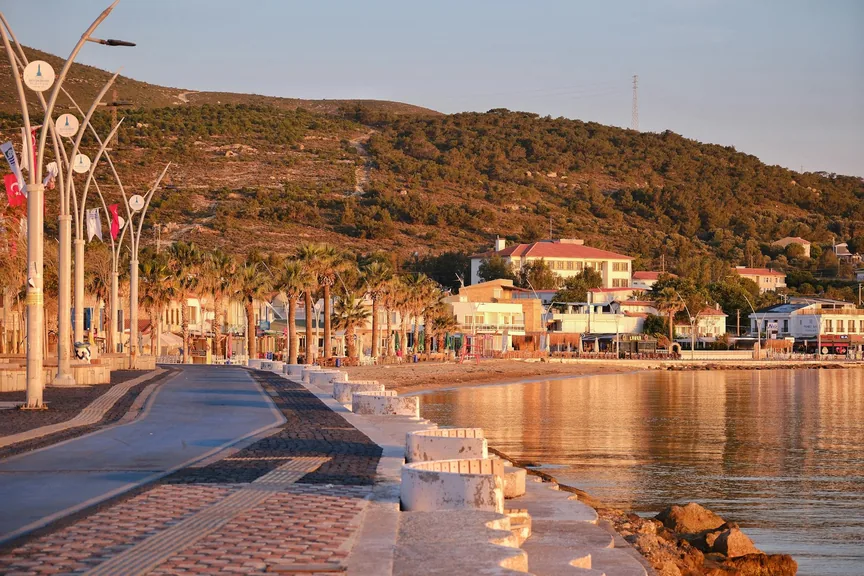 Foça İzmir konum haritasi